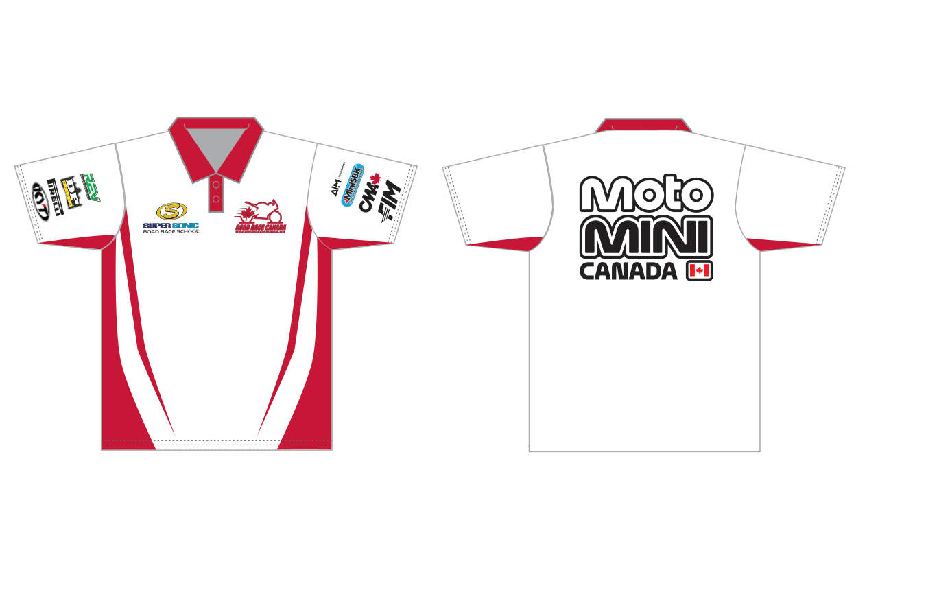 FIM MotoMini Canada — red, white, black